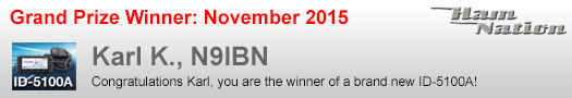 Ham Nation winners November 2015